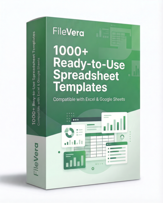 1000 Excel Templates